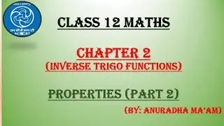 inverse trigonometric functions ||chap 2 || part 2 || class 12 maths