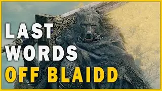 What Blaidd say before his Death | Last Words of Blaidd in Elden Ring