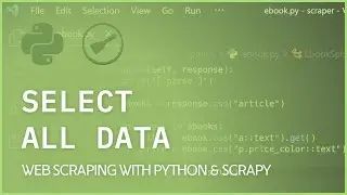 Select All Data - Scrapy Selector
