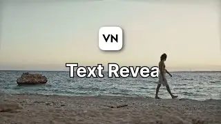 How to  Reveal Text As You Walk In VN Video editor || NK GRAPHICS