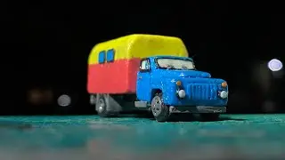 ГАЗ 52 из пластилина