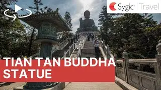 360 video: Tian Tan Buddha Statue, Hong Kong, China