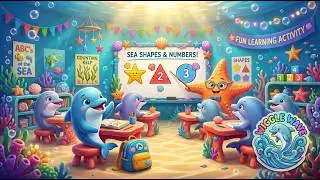 Wiggle’s First Day at Dolphin School 🐬 Baby Dolphin Nursery Rhyme & Kids Songs