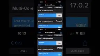 ios 17.0.2 vs 17.0.3 iPhone 15 Pro Geekbench benchmark