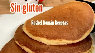 Hotcakes súper esponjosos de harina de almendra sin gluten riquísimos 👌