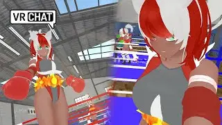 The popular girl takes on the school's Gym instructor! 🥊 🥋  VRchat POV BOXING