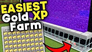 Easiest Gold XP Farm Minecraft Bedrock 26.1+ (2026)