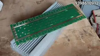 2500 watt amplifier hetsink+pcb |3U hetsink PCB 12 pair trajistor 9368610912