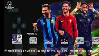 NOVO! eFootball 23 para PPSSPP, Kits e atualização com Câmera PS5, Face Real e Gráfico Full HD