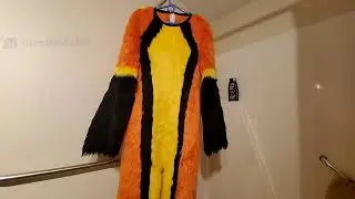 Brushing my fursuit