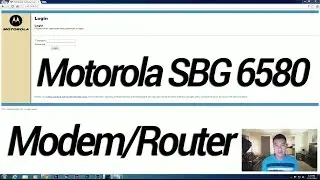 How to Disable the Motorola SBG 6580 Router