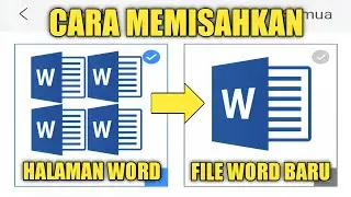 CARA MEMISAHKAN HALAMAN FILE WORD MENJADI FILE WORD BARU DI HP
