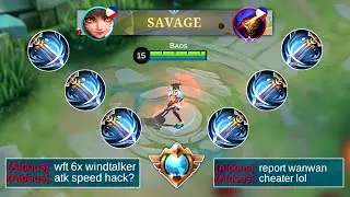WANWAN 6X WINDTALKER BUILD ( ATTACK SPEED HACK )