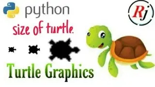 Python turtle graphics (hindi) tutorials |how to change the size of turtle in turtle graphics