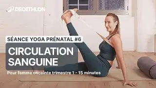 YOGA PRÉNATAL #6 - ANTI RETENTION D'EAU spécial femme enceinte (trimestre 1) | 15 MINUTES