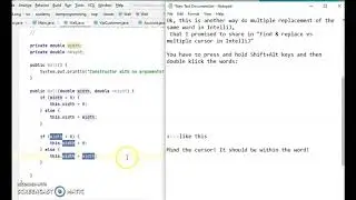 Another way to replace multiple instances of the same word in IntelliJ