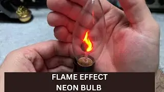 Neon bulb that is simulating flame effect (candle flame bulb effect)