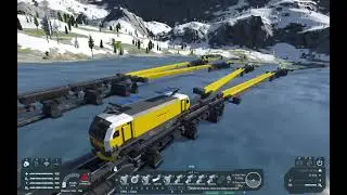 Space Engineers Rail 2021-11 Switch Right Stabilization