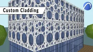 Facade design in archicad.