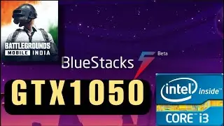 BGMI Bluestacks 5 Gameplay i3 7th gen Gtx1050