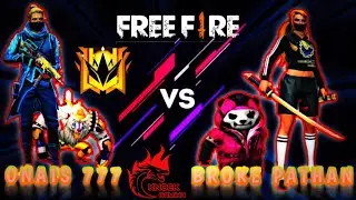 Broke Pathan vs Onais 777 || Custom Room || Best Headshot Trick || One Tap + Gloo Wall || FF Legends