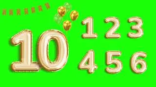 10 Seconds Timer Green Screen Effect  