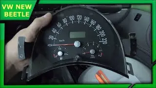 Снимаем панель приборов VW New Beetle