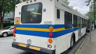 Vancouver Translink 2001 New Flyer D40LF V7438 on 50 Waterfront Station