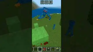 Minecraft but experiment goes wrong 🤣 #minecraft #huggywuggy #meme #gaming #shorts #minecraftshorts
