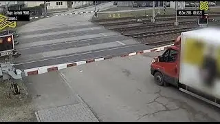 Шлагбаум здорово потрепал нервы водителю