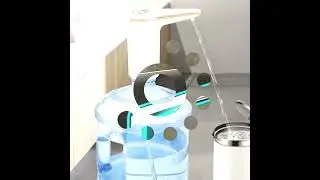 Ashpo Rechargeable Automatic Drinking Water Pump Dispenser for 20Liter Can Bottle Home and Office