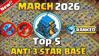 TOP 5! NEW BEST Town Hall 12 (Th12) War/Trophy Base + Copy Link 2026 | Th12 Anti 3 Star Base | COC