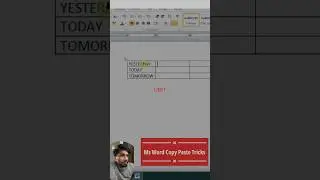 MS Word Copy Paste Trick #computerknowledge #microsoftoffice #microsoftword