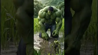 Avengers And DC But Planting Rice #shorts #avengers #dcshorts #marvelshorts #subscribe
