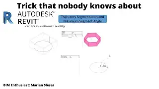 Trajectory Segmentation in Autodesk Revit | The trick that nobody knows about
