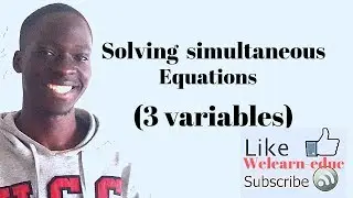 Simultaneous equations  (3 variables)