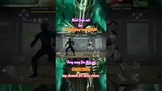 Qualifying round win with this free set #shadowfight3 #darkknightgaming #newevent #qualifyround