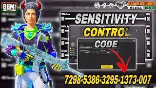 BGMI BEST 🔥 SENSITIVITY SETTINGS || BGMI SENSITIVITY CODE TODAY | BGMI ZERO RECOIL SENSITIVITY CODE.