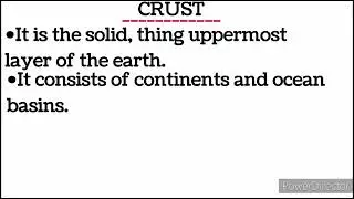 || INTERIOR OF THE EARTH || GEOGRAPHY|| ABOUT THREE LAYERS OF THE EARTH||