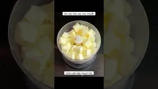 Cách làm Kem Yaourt Đá ngon và đơn giản tại nhà #shorts
