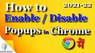 How to Enable or Disable popup in google chrome | How to remove pop up chrome