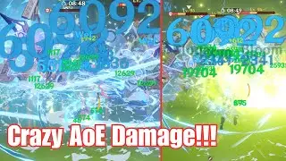 This team obliterates large group at ease! - Spiral Abyss 3.7 Floor 12