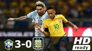 Brazil Vs Argentina ● 3 - 0 ● World Cup Qualifying ● Full Highlights