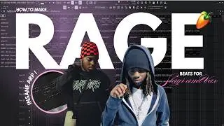 how to make INSANE RAGE BEATS for SLAYR and VAX! | FL Studio Breakdown