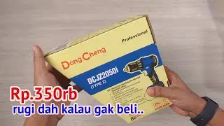 ❌ tidak untuk ditiru! ❌ - ternyata setangguh ini, tes siksa bor cordless DongCheng DCJZ2050i