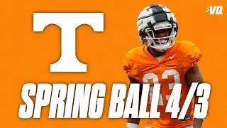Tennessee football practices indoors on Wednesday ahead of Thursday's scrimmage I Volunteers I GBO