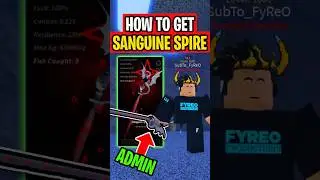 How To Get SANGUINE SPIRE ROD In Roblox FIsch