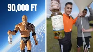 How We Sent The Rock to SPACE!