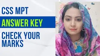 Learn Basic English with Faiza Latif | CSS English | CSS Screening Test MPT | Answer key