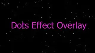 White dots Effects black screen (Free Download)
